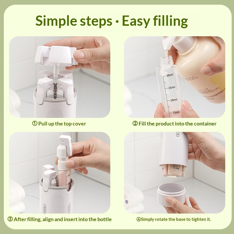 4 IN 1 TRAVEL KIT BOTTLE SET
